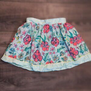 Floral Girls Skirt Size Youth Small (6/6X)